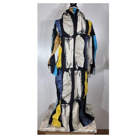 Zero + Maria Cornejo Printed Full Length Multi-Coloured Dress Size 2 - Picture 5 of 7